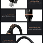CABLETIME καλώδιο USB-C σε USB-C CT-USB4