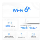 MERCUSYS Mesh Wi-Fi 6 System Halo H80X