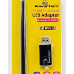 POWERTECH ασύρματος USB αντάπτορας δικτύου & Bluetooth 5.3 PT-1386