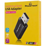 POWERTECH ασύρματος USB αντάπτορας δικτύου & Bluetooth 5.3 PT-1387