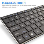 RIITEK ασύρματο πληκτρολόγιο RT721 με touchpad
