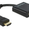 DELOCK αντάπτορας HDMI σε VGA 65512