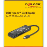 DELOCK card reader 91739 για micro SD/SD/CF/MS/xD