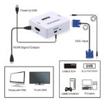 POWERTECH Video Converter VGA & 3.5mm Audio σε HDMI CAB-H107