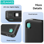 USAMS power bank CD224 με καλώδιο USB-C