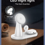 LDNIO ασύρματος φορτιστής WL01 με LED φωτισμό
