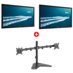 ACER 2x used οθόνες V226HQL με βάση