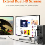 CABLETIME αντάπτορας DisplayPort σε 2x HDMI CT-DM2H8K-AG