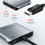 CABLETIME αντάπτορας DisplayPort σε 2x HDMI CT-DM2H8K-AG