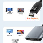 CABLETIME αντάπτορας DisplayPort σε 2x HDMI CT-DM2H8K-AG