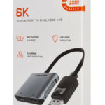 CABLETIME αντάπτορας DisplayPort σε 2x HDMI CT-DM2H8K-AG
