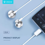 CELEBRAT earphones με μικρόφωνο D14