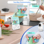 HELLOBABY ενδοεπικοινωνία μωρού HB6241 με κάμερα & οθόνη 4"