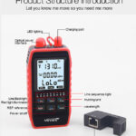 NOYAFA tester καλωδίων οπτικής ίνας NF-908L