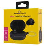 POWERTECH earphones με θήκη φόρτισης PT-1392