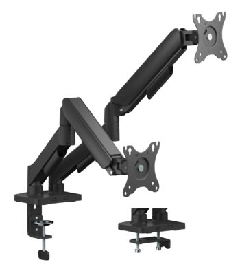 POWERTECH βάση γραφείου για 2x οθόνες PT-1425