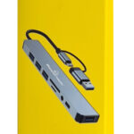 POWERTECH USB hub PTR-0151 με card reader