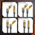 POWERTECH καλώδιο USB-C/USB σε USB-C/Lightning PTR-0164