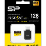 SILICON POWER κάρτα μνήμης microSDXC Inspire με card reader