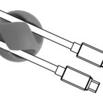 POWERTECH Οργανωτής καλωδίων σιλικόνης TIES-010