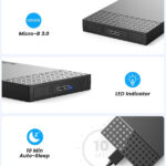 ORICO θήκη για 2.5" SATA HDD/SSD 2526U3-V1