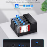 ORICO docking station για 2.5" ή 3.5" SATA HDD/SSD 6558US3-C
