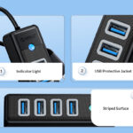 ORICO USB hub PW4U-C3
