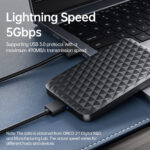 ORICO θήκη για 2.5" SATA HDD/SSD 2520U3-V1