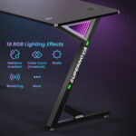 BRATECK gaming γραφείο GMD14-1 με RGB φωτισμό