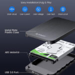 ORICO θήκη για 2.5" SATA HDD/SSD HM25U3