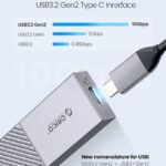 ORICO θήκη για M.2 NVME SSD M206C3-G2
