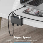 ORICO USB hub MH4PU-P με σφιγκτήρα