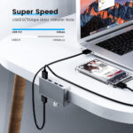 ORICO USB hub MH4PU-P με σφιγκτήρα