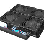 POWERTECH cooling fan με θερμοστάτη για rack NETW-0010
