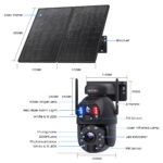 SECTEC smart ηλιακή κάμερα ST-598-6M-4G-20W-EU