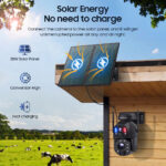 SECTEC smart ηλιακή κάμερα ST-598-6M-4G-20W-EU