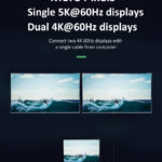 CABLETIME καλώδιο USB-C σε USB-C CT-C160-U31-TB3