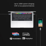 CABLETIME καλώδιο USB-C σε USB-C CT-C160-U31-TB3