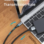 CABLETIME καλώδιο USB-C σε USB CT-C160-PU32-CMAMN1