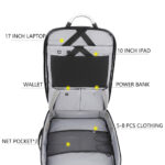 ARCTIC HUNTER τσάντα πλάτης B00227L με θήκη laptop 17"