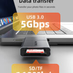CABLETIME card reader CT-ACCD3-AG για SD & micro SD