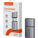 CABLETIME card reader CT-ACCD3-AG για SD & micro SD