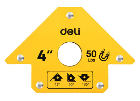 DELI μαγνητική γωνία συγκόλλησης DL-HDW50 με 45°/90°/135° γωνίες