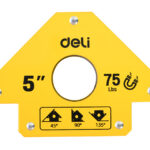 DELI μαγνητική γωνία συγκόλλησης DL-HDW75 με 45°/90°/135° γωνίες
