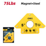DELI μαγνητική γωνία συγκόλλησης DL-HDW75 με 45°/90°/135° γωνίες