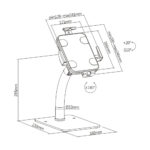 BRATECK επιτραπέζια βάση tablet PAD33-03