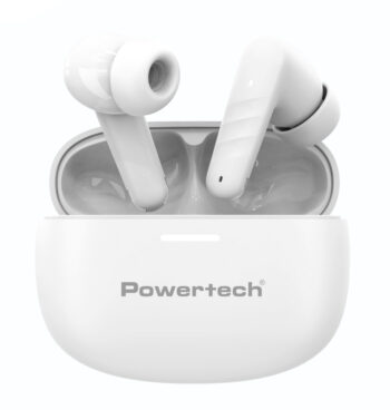 POWERTECH earphones με θήκη φόρτισης PT-1432