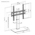 POWERTECH επιτραπέζια βάση τηλεόρασης PT-1445