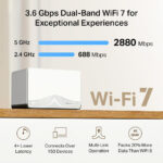 MERCUSYS Whole Home Mesh Wi-Fi 7 System Halo H27BE