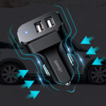 USAMS φορτιστής αυτοκινήτου C13 & καλώδιο Lightning